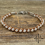 Load image into Gallery viewer, Skinny Tasha White Bracelet
