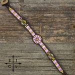 Load image into Gallery viewer, Pink Peacock Gold Gold Daisy

