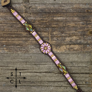 Pink Peacock Gold Gold Daisy