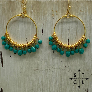 Rebecca Mini Earrings Turquiose