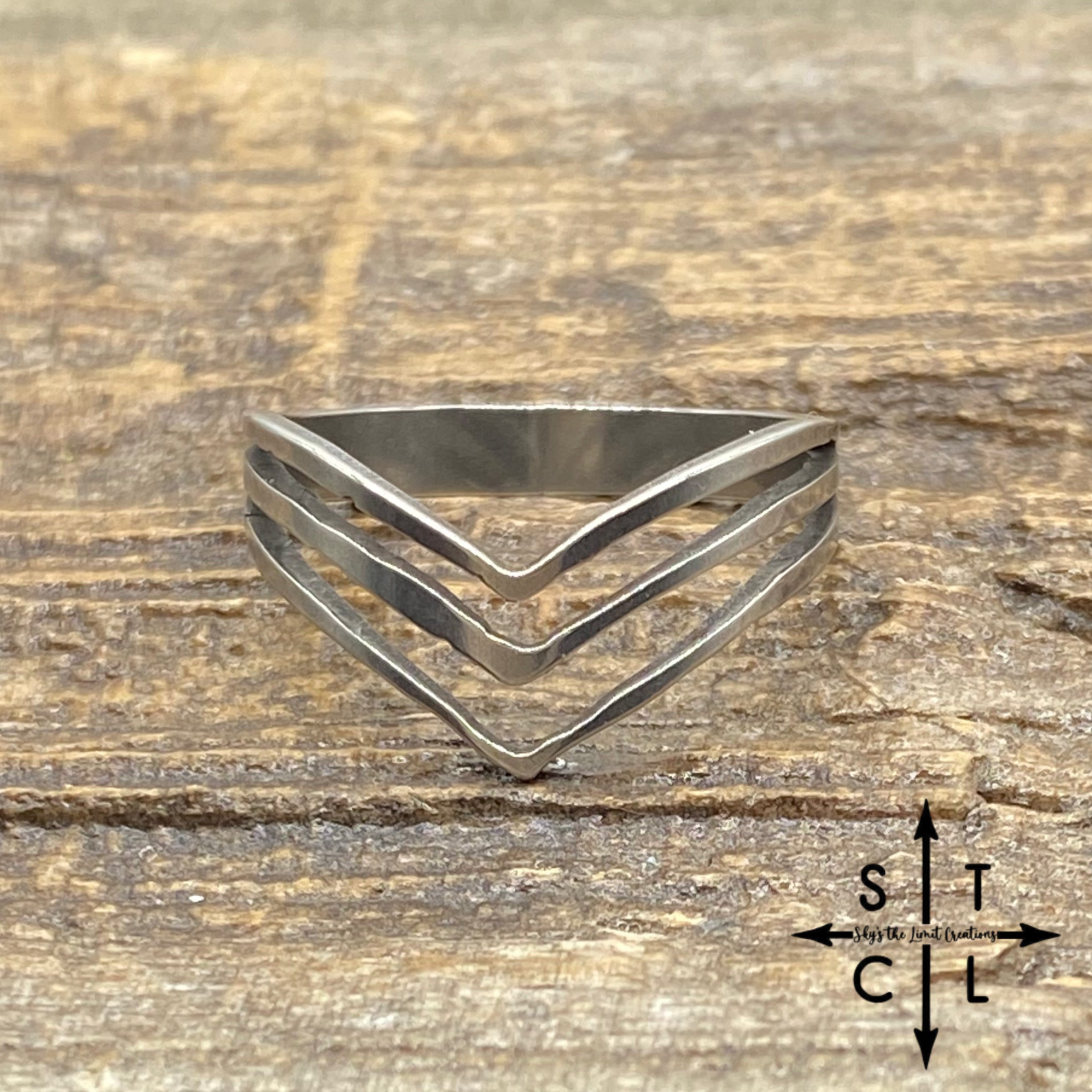 Triple V Stainless Steel Size
