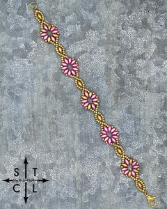 Pearl Pink Gold Dallis Bracelet