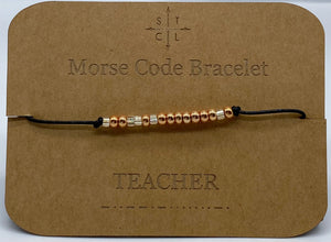 Morse Code Teacher Bracelet