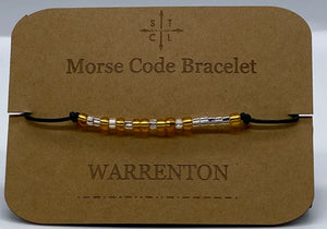 Morse Code Warrenton Bracelet