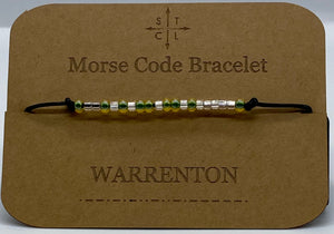 Morse Code Warrenton Bracelet