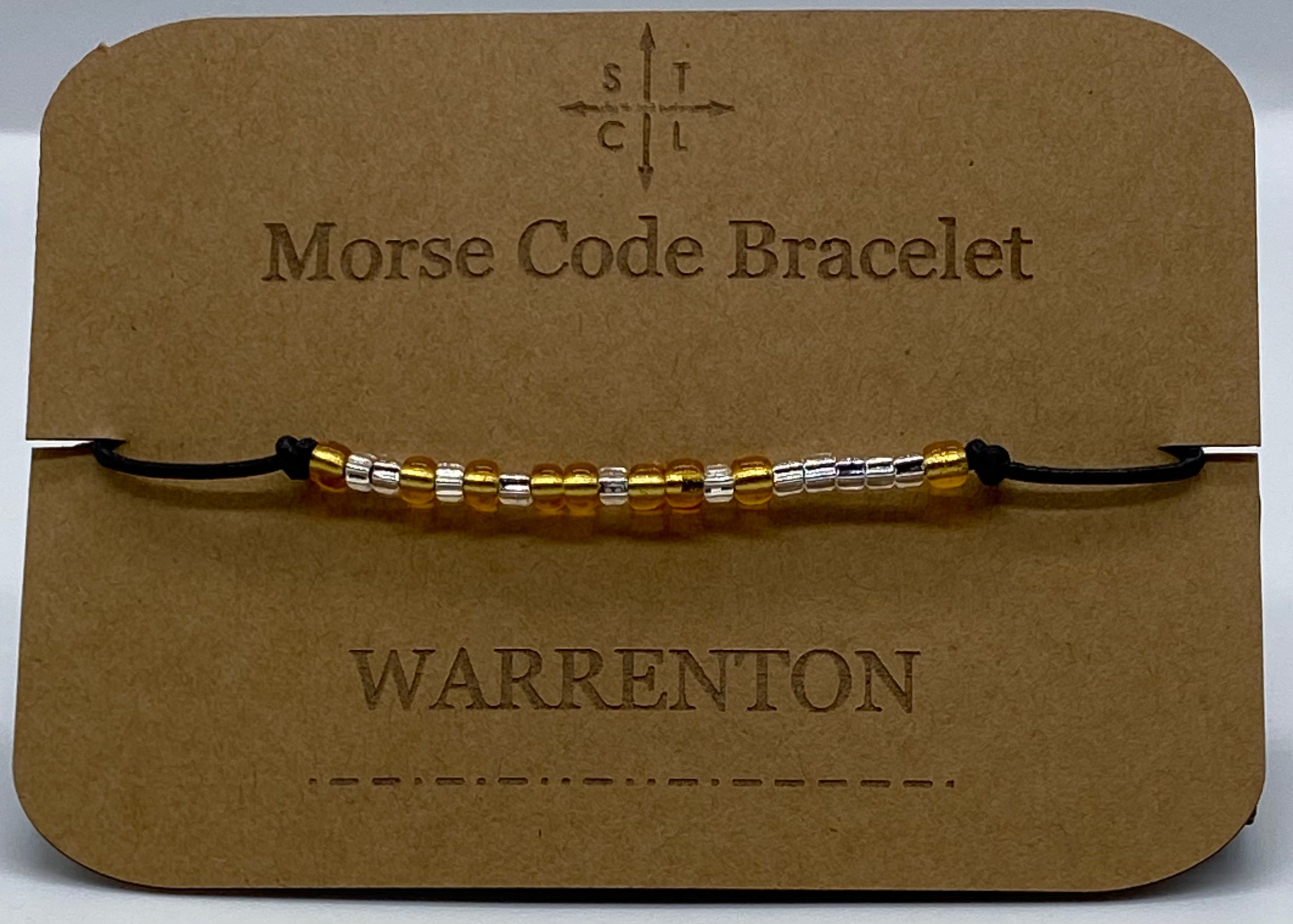 Morse Code Warrenton Bracelet