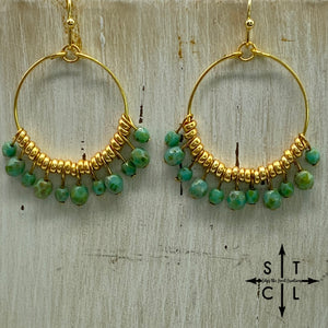 Rebecca Mini Earrings Light Turquoise