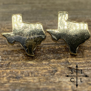 Gold Texas Stud Earrings