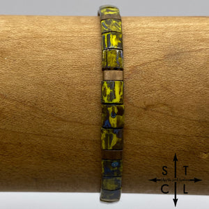 Tila Bracelet Picasso Yellow Matte Bronze