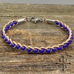 Load image into Gallery viewer, Skinny Tasha Matte Purple Bracelet
