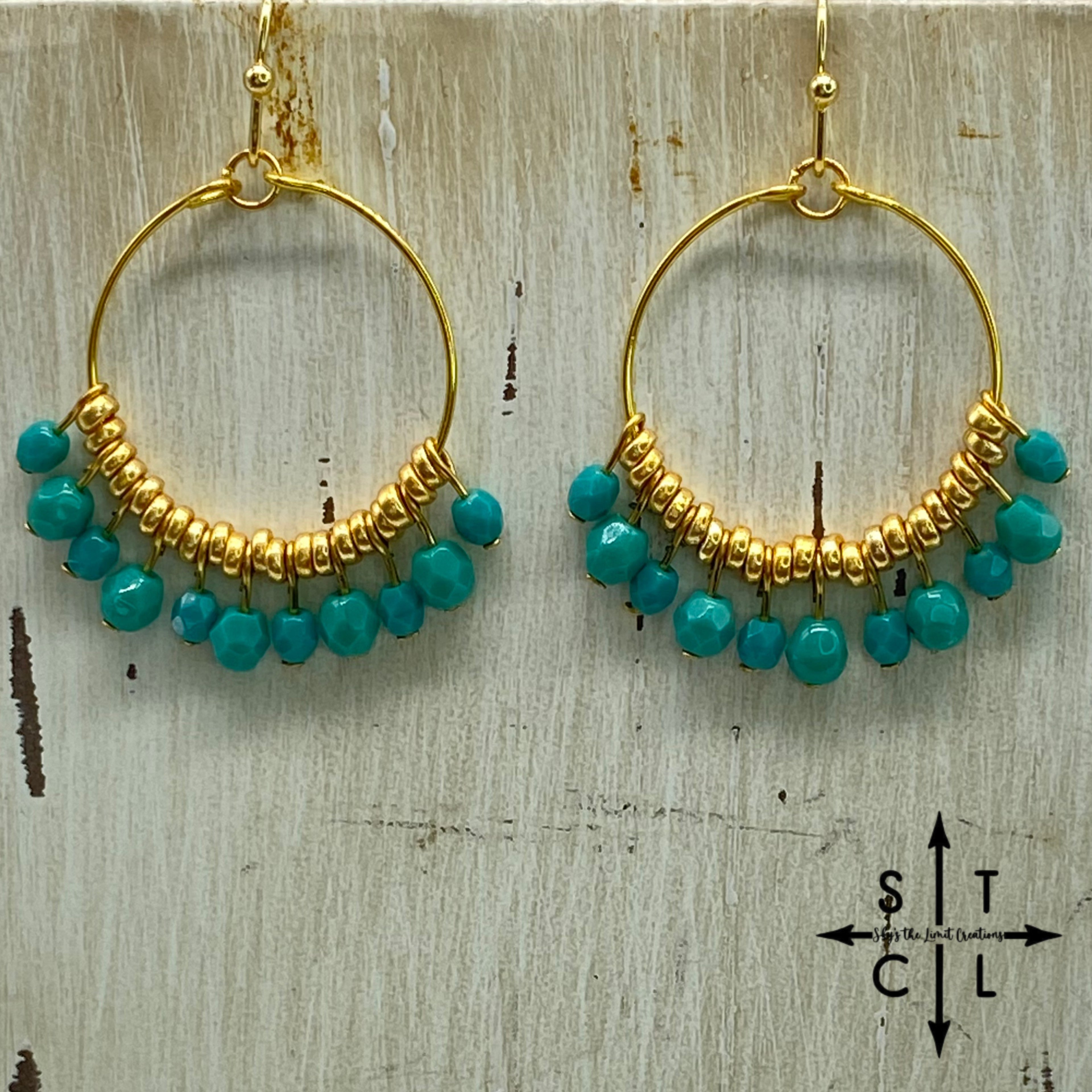 Rebecca Mini Earrings Turquoise
