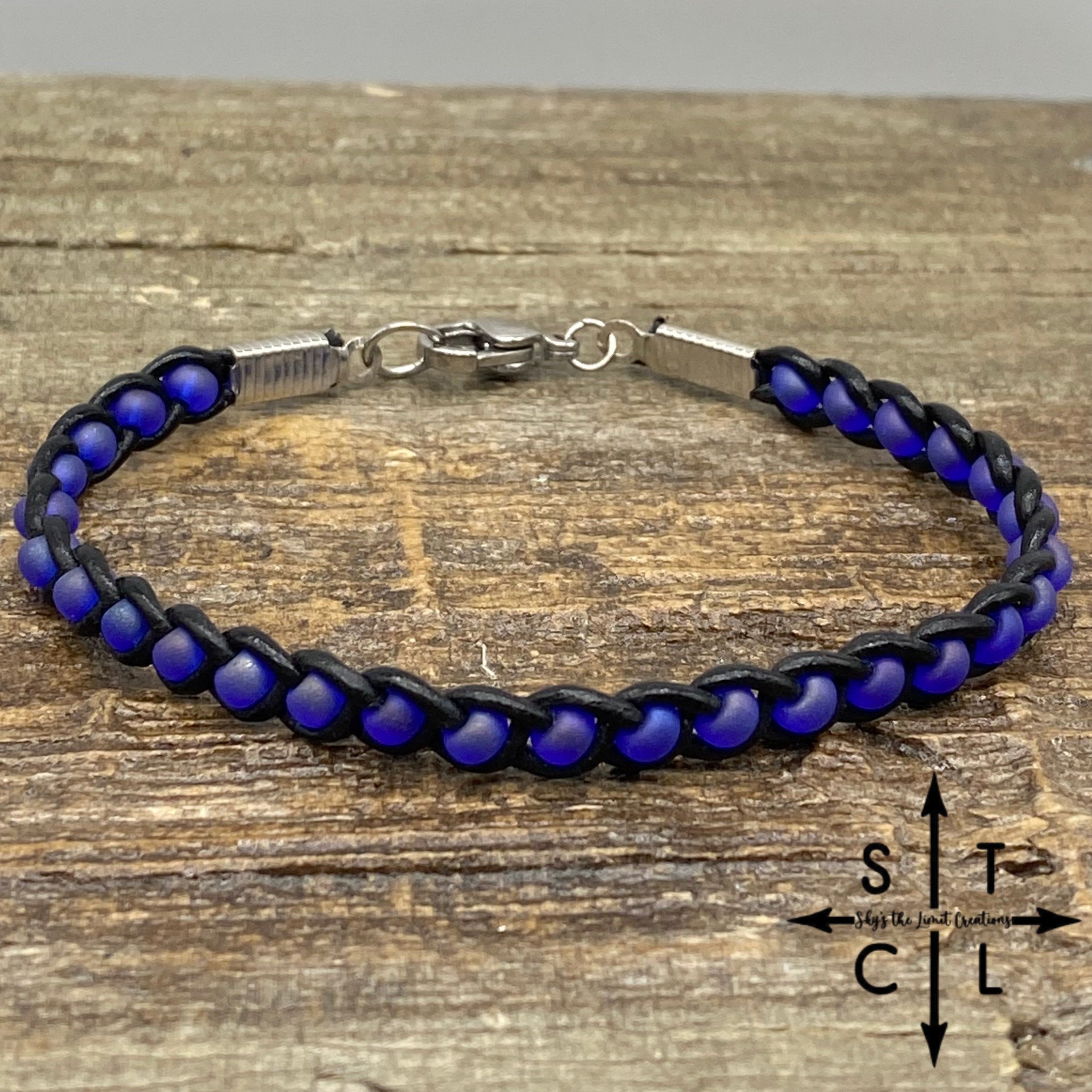 Skinny Tasha Matte Purple Bracelet