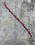 Load image into Gallery viewer, Ivy Anklet  Red White Blue
