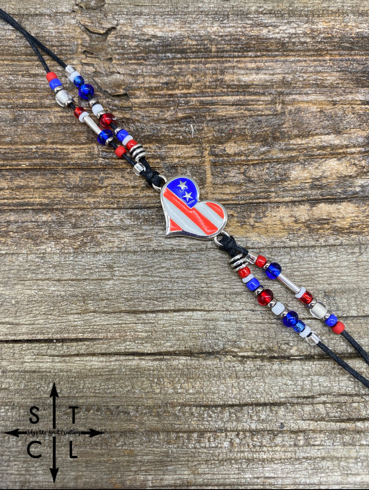 Red White Blue 2 Cindy Bracelet