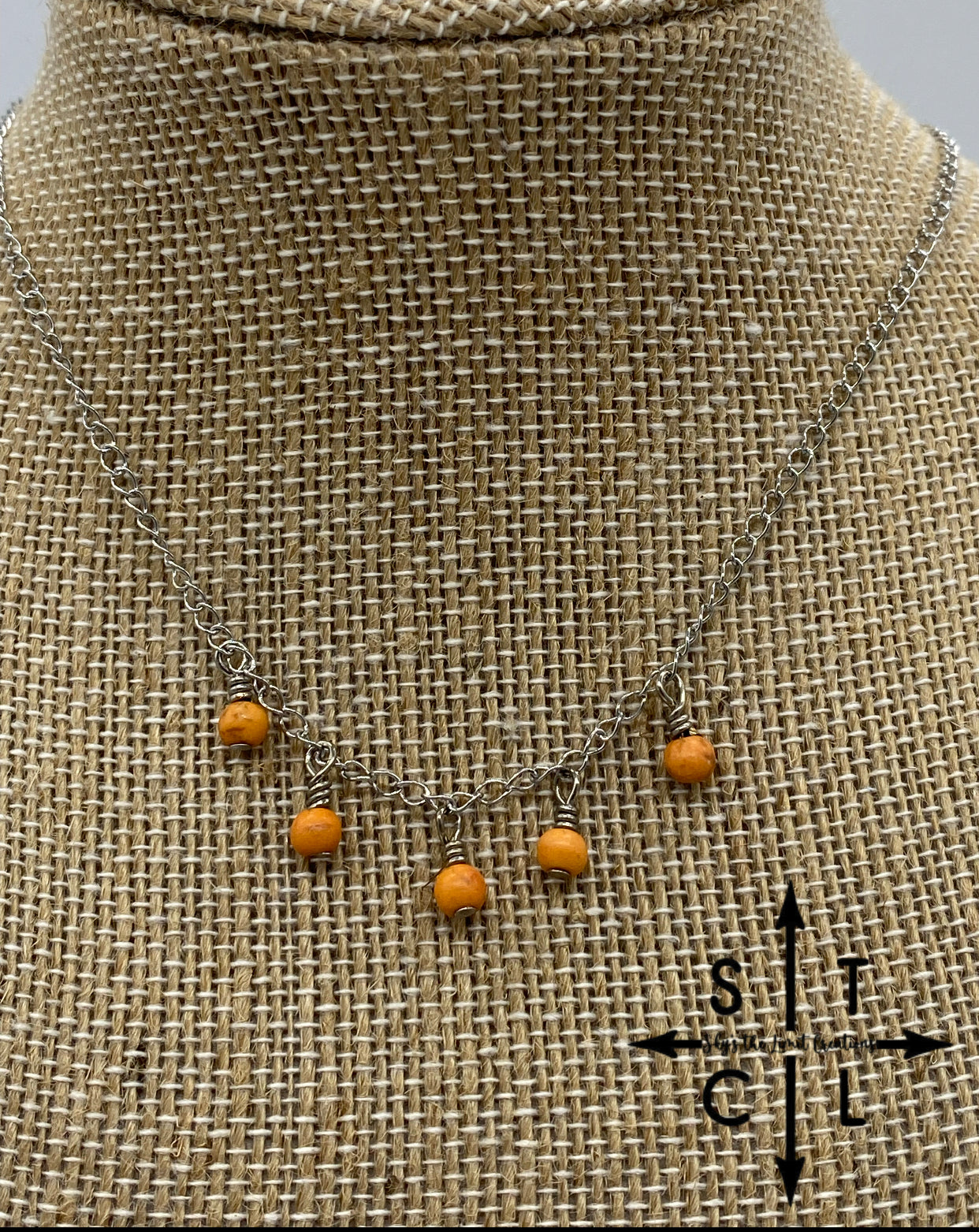 Orange Katy Necklace