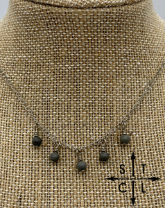 Dark Grey Katy Necklace