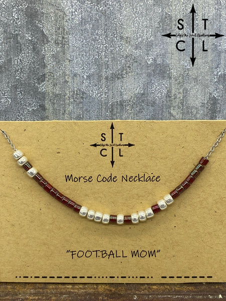 1pc Soccer Mom Charm Necklace Football Necklace | SHEIN USA