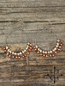 Copper Rebecca Earrings