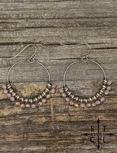 Himalayan Salt Pink Rebecca Earrings