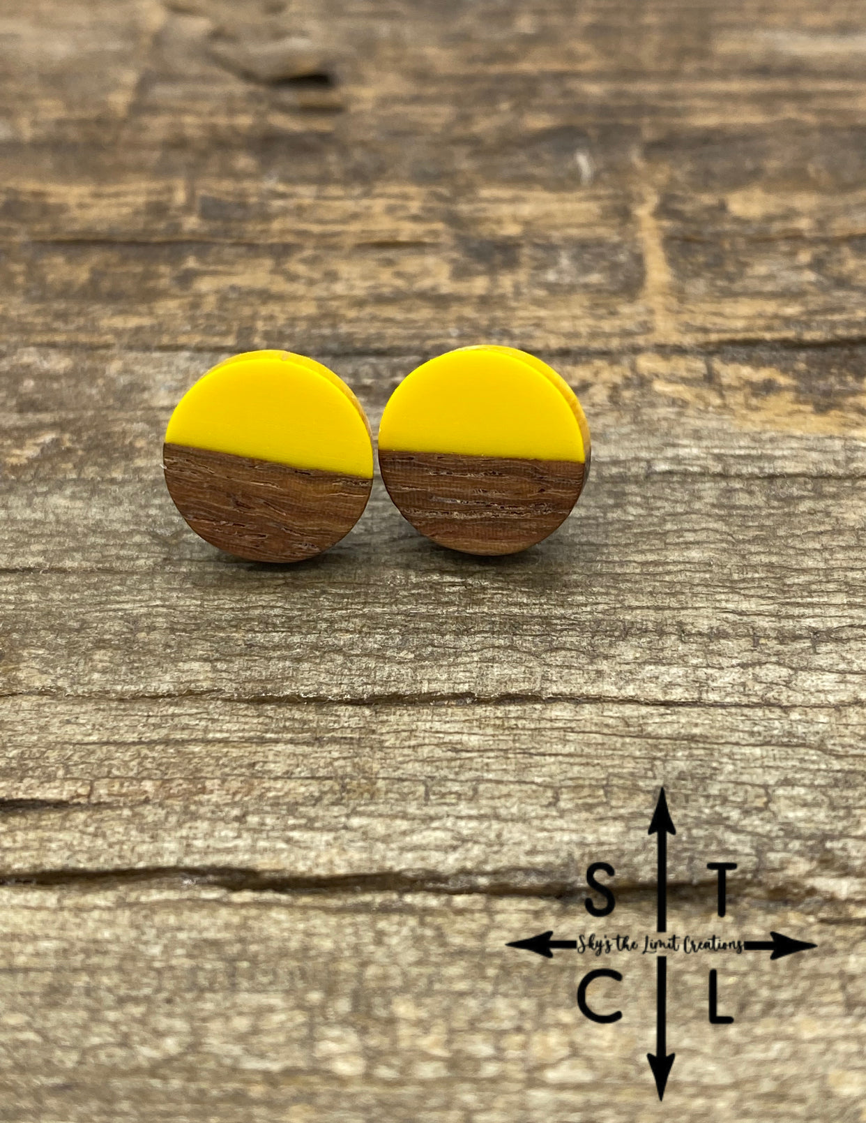 Yellow #4 Resin Wood Studs