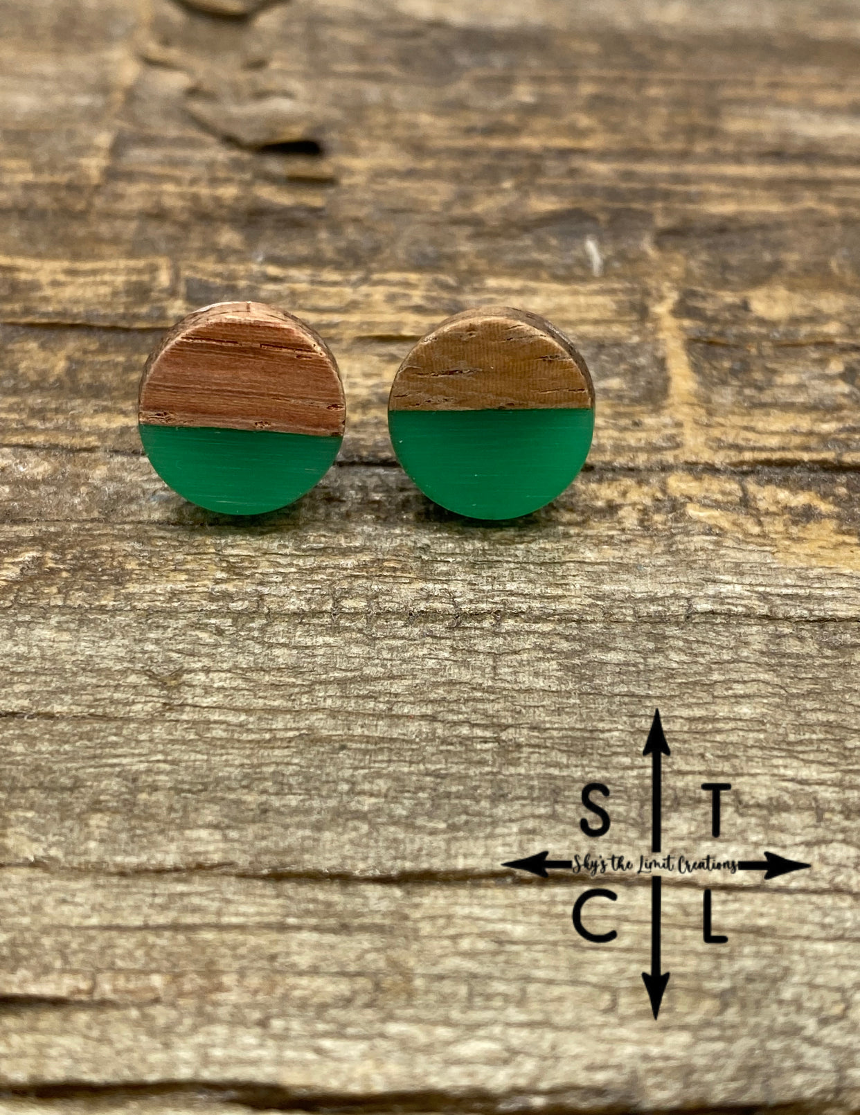 Green #3 Resin Wood Studs