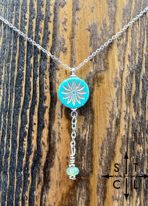 Turquoise Starburst #1 Debbie