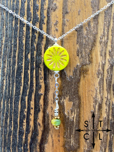 Lime Green Starburst #1 Debbie