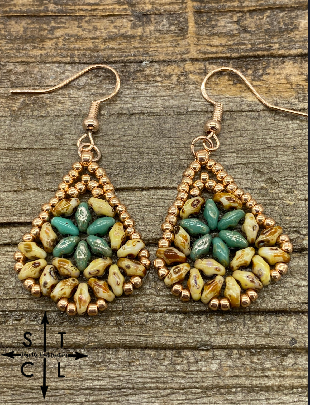 Turquoise Light Tortoise Sharon Earrings