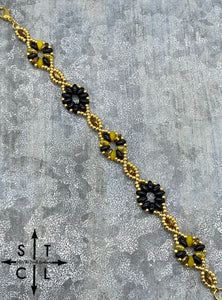 Mix Yellow Black Dallis Bracelet