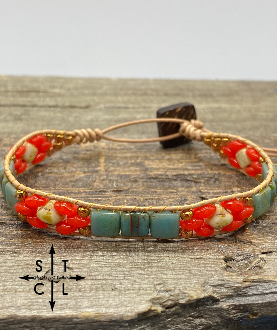 Orange Bone Turquoise Bethany